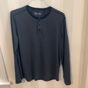 Under Armour Threadborne knit fitted henley men’s L